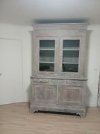 Eik antiek vitrinekast, Huis en Inrichting, Kasten | Vitrinekasten, Ophalen, Zo goed als nieuw