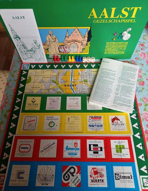 Gezelschapsspel over stad Aalst, Hobby en Vrije tijd, Gezelschapsspellen | Bordspellen, Zo goed als nieuw, Een of twee spelers