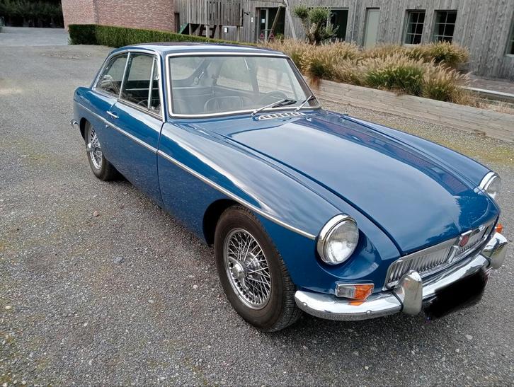 MGB GT 1968, Auto's, Oldtimers, Particulier, MG, Benzine, Coupé, 3 deurs, Handgeschakeld, Blauw, Overige kleuren, Achterwielaandrijving