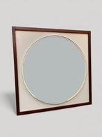 Imposante vintage wandspiegel, Alfred Hendrickx vr Belform, Huis en Inrichting, Ophalen, Gebruikt, Rond, 75 tot 100 cm