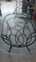 Table fer forgé, Ophalen, Gebruikt, 100 tot 150 cm, Vijf personen of meer