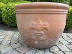 Grote terracotta bloempot - vorstbestendig -zeer goede staat, Terracotta, Tuin, Rond, Ophalen