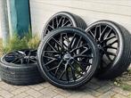 DIKKE SET AUDI RS VELGEN 19 INCH + GOEDE BANDEN (NIEUWSTAAT, Auto-onderdelen, Banden en Velgen, Ophalen of Verzenden