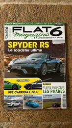 Lot magazine Porsche Flat 6 et RS 2023 - 2022”, Livres, Journaux & Revues