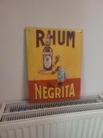 Rum Negrita metalen plaat, Ophalen of Verzenden, Zo goed als nieuw