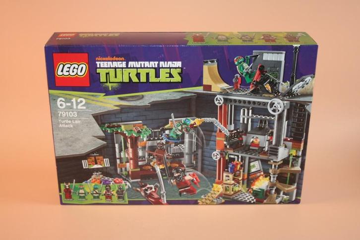 LEGO TMNT Nieuw/Sealed 79103 Turtle Lair Attack, Kinderen en Baby's, Speelgoed | Duplo en Lego, Nieuw, Lego, Complete set, Ophalen