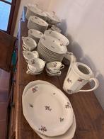 Antiek mooi porselein servies met tekening, Antiek en Kunst, Ophalen