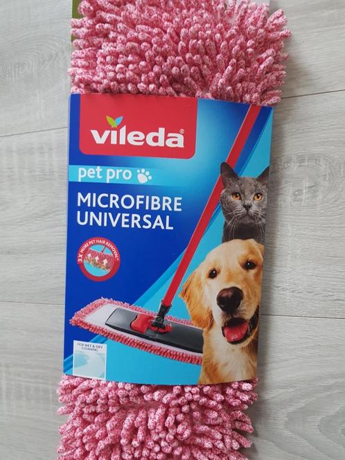 Vileda Pet Pro Microfibre Universal Dweil, Huis en Inrichting, Schoonmaakartikelen, Mop of Dweil, Ophalen