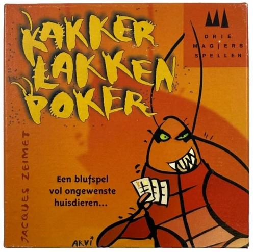 Kakkerlakkenpoker Drie Magiers spel gezelschapsspel compleet, Hobby en Vrije tijd, Gezelschapsspellen | Kaartspellen, Zo goed als nieuw