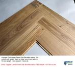 93m2 Visgraat Lamel Parket Click Oak Bevelled 144pak = €3739, Nieuw, Parket, Ophalen of Verzenden, Visgraat lamel parket click