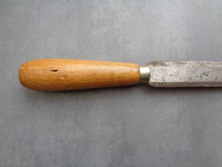 Mij onbekend mes / gebruiksvoorwerp , lengte 42,5 cm., Verzamelen, Militaria | Algemeen, Overige soorten, Mes of Dolk, Ophalen of Verzenden