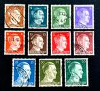 Deutsches Reich: 11X verschillende A.Hitler 01/08/1941, Enlèvement ou Envoi, Autres périodes, Affranchi
