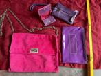 sac et portefeuille, Enlèvement, Utilisé, Rose, Sac de soirée