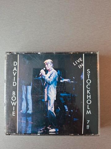 2cd box. David Bowie. Live in Stockholm 78. beschikbaar voor biedingen