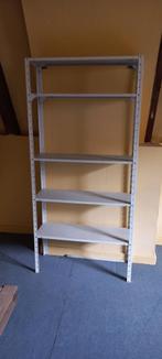 étagère en métal laqué blanc, Enlèvement, Utilisé