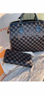 Louis Vuitton speedy 30 paillettes met portemonnee, Handtassen en Accessoires, Tassen | Damestassen, Ophalen, Nieuw, Zwart, Handtas