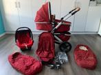 Joolz Geo 3 in 1 "Rebel Red" Starterspakket, Kinderen en Baby's, Gebruikt, Verstelbare duwstang, Ophalen, Kinderwagen