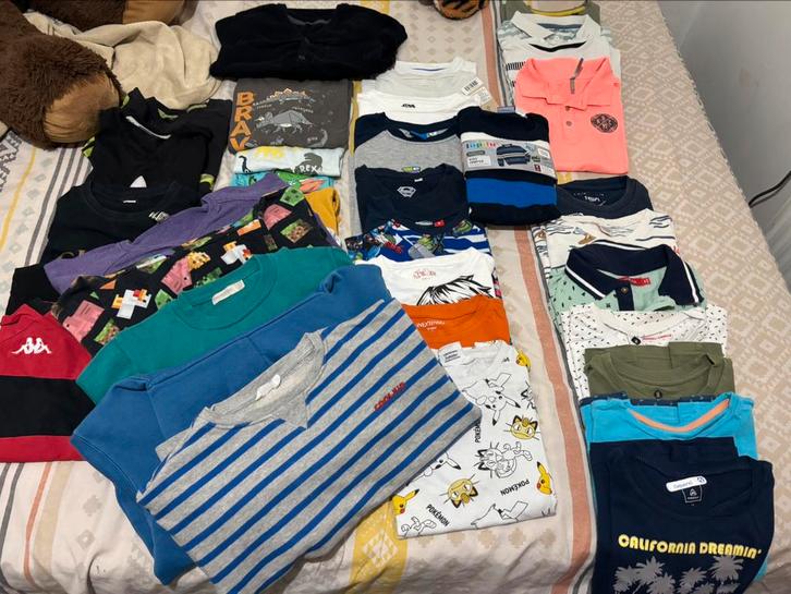 Jongenskledingset maat 8 jaar 42 stuks, Kinderen en Baby's, Kindermode-accessoires, Gebruikt, Ophalen of Verzenden
