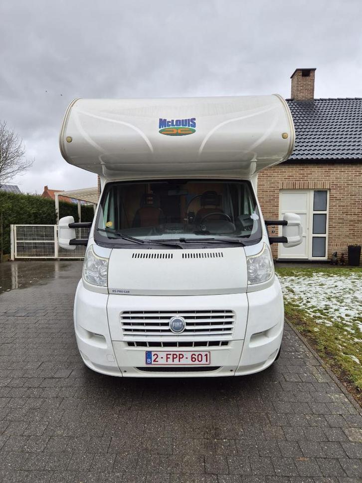 Mobilhome Mc Louis Alkoof 2007 – Instappen en vertrekken, Caravanes & Camping, Camping-cars, Particulier, jusqu'à 6, Alcôve, McLouis