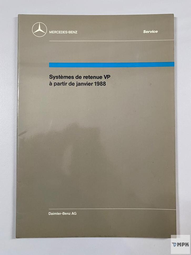 Handleiding Mercedes-Benz Janvier 1988 Frans, Auto diversen, Handleidingen en Instructieboekjes, Ophalen of Verzenden