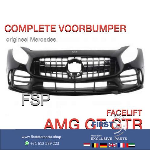 ORIGINELE X290 AMG VOORBUMPER Mercedes GT GTR FACELIFT C290, Auto-onderdelen, Carrosserie, Bumper, Mercedes-Benz, Voor, Gebruikt