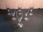 6 cava glazen, Huis en Inrichting, Keuken | Servies, Glas of Glazen, Ophalen of Verzenden, Effen, Glas
