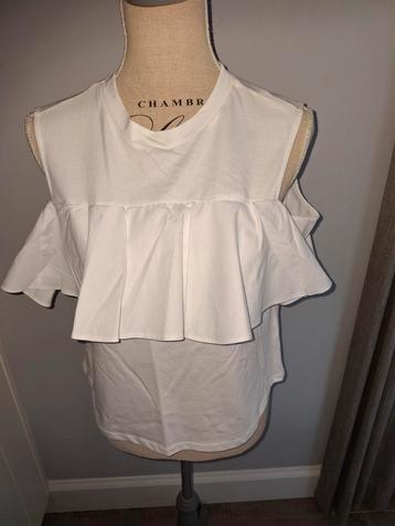 Top Mavi maat M, Enlèvement ou Envoi, Comme neuf, Taille 38/40 (M), Blanc