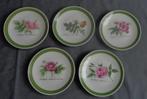Hutschenreuther Rosier 5x gebaksbord 15cm set, Huis en Inrichting, Keuken | Servies, Verzenden, Zo goed als nieuw
