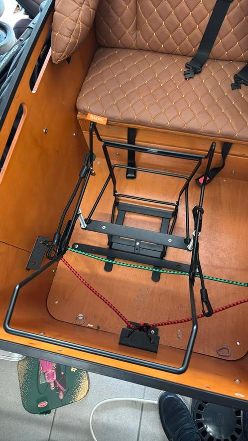 Steco maxi cosi drager voor bakfiets, Fietsen en Brommers, Fietsaccessoires | Bagagedragers, Zo goed als nieuw, Ophalen