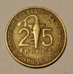 afrique occidental française 25 francs, 1970, Ophalen of Verzenden, Losse munt, Overige landen