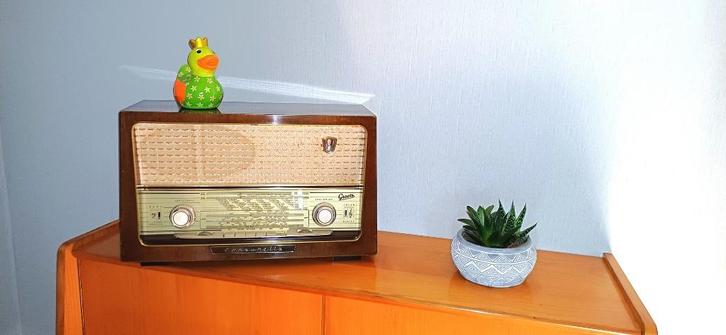 Graetz Canzonetta 513 – werkende vintage radio uit 1957, Audio, Tv en Foto, Radio's, Ophalen