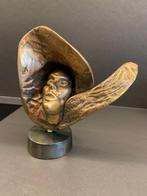 Bronzen sculptuur van kunstenaar Yves Lohé, Antiquités & Art, Antiquités | Bronze & Cuivre, Bronze, Enlèvement