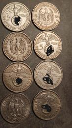 Germany, 8 X Reischmsark.. 1934-35-36-37-38.., Enlèvement ou Envoi, Allemagne, Série, Argent