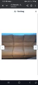 Zetels met relaxen, Huis en Inrichting, Ophalen, Gebruikt, Driepersoons, Leer