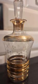 Carafe à porto dorée, Antiquités & Art, Enlèvement ou Envoi