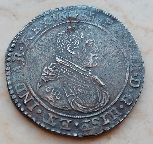 Ducaton 1665 (Antwerpen) Philips IIII / Kwaliteit !, Postzegels en Munten, Munten | België, Losse munt, Zilver, Zilver, Ophalen of Verzenden