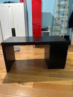 Bureau zwart, Huis en Inrichting, Bureaus, Ophalen, Gebruikt, Bureau