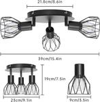 Dehobo Industriële plafondlamp SNELLE GRATIS LEVERING, Huis en Inrichting, Verzenden, Nieuw, Metaal
