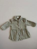 Babyjurk groen lange mouwen, Kinderen en Baby's, Babykleding | Maat 62, Ophalen, Meisje, Jurkje of Rokje, Zo goed als nieuw