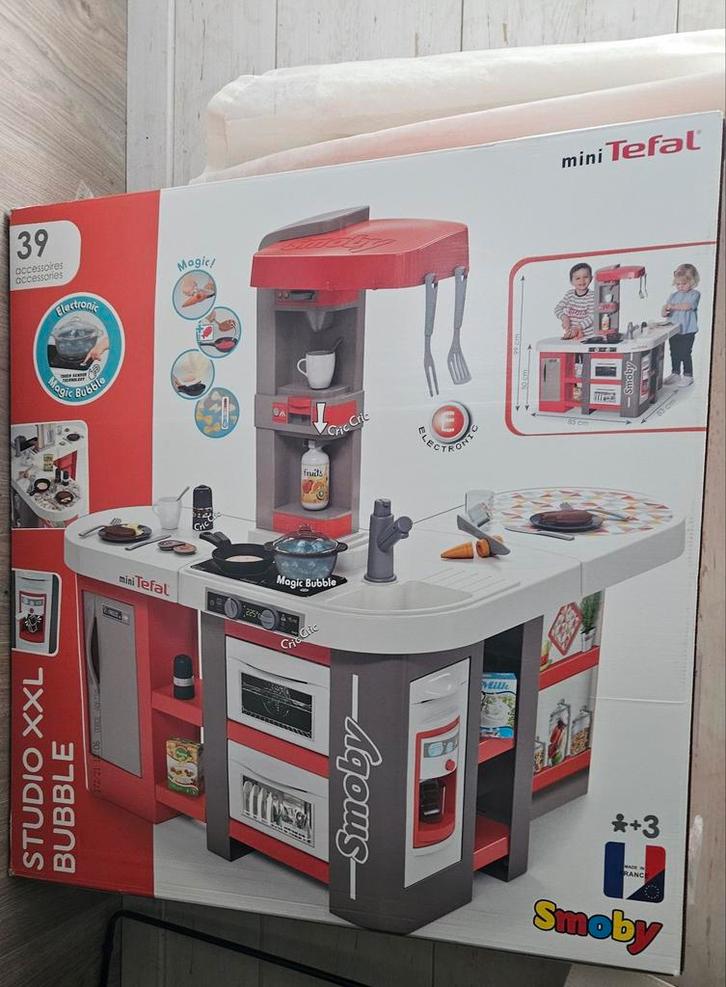Cuisine pour enfant 3 ans SMOBY 311025 Tefal Cuisine Studio, Kinderen en Baby's, Speelgoed | Speelkeukens, Ophalen