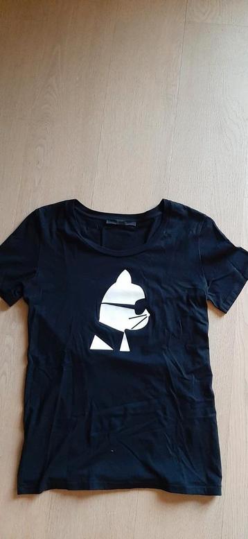Karl Lagerfeld T-shirt zwart. Nooit gedragen Small beschikbaar voor biedingen