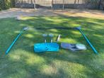 Badmintonset voor in de tuin, Sport en Fitness, Badminton, Ophalen, Gebruikt, Racket(s)