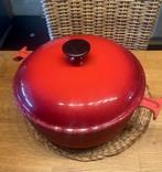 Le Creuset ovenschotel van 29 cm, Ophalen, Gebruikt, Gietijzer, Kookpan of Snelkookpan