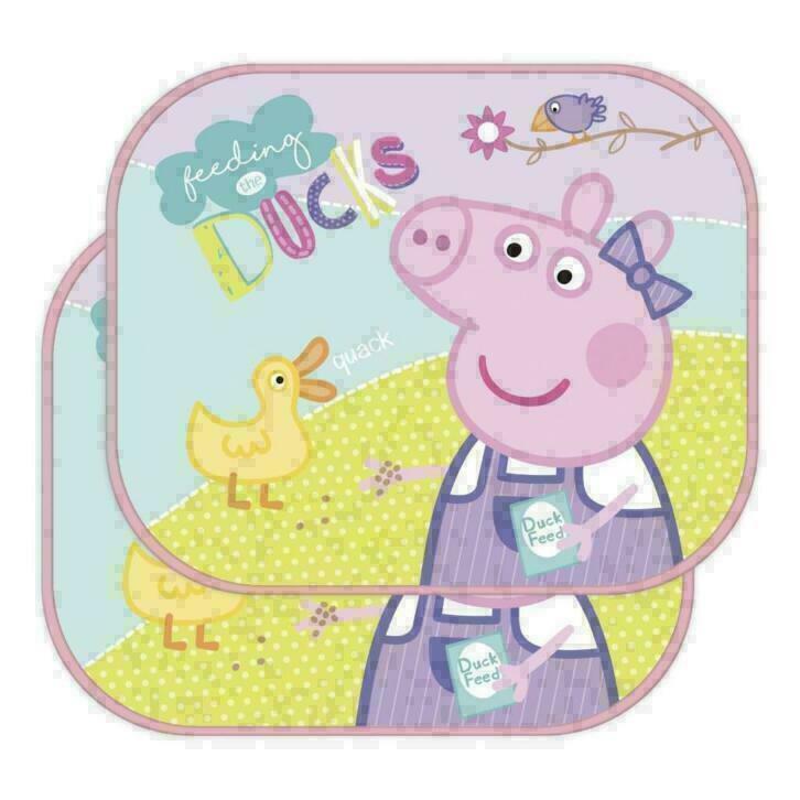 Peppa Pig Auto Zonnescherm - 2 Stuks, Auto diversen, Overige Auto diversen, Ophalen of Verzenden