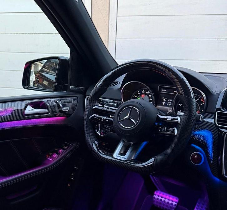 Mercedes carbon leer stuur compleet upgrade AMG, Auto-onderdelen, Besturing, Mercedes-Benz, Nieuw, Ophalen of Verzenden