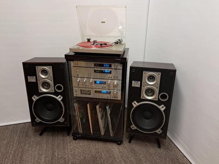 Vintage Stereo/Hifi-sets (LEES DE OMSCHRIJVING!!!), Audio, Tv en Foto, Stereoketens, Cassettedeck, Cd-speler, Tuner of Radio, Speakers