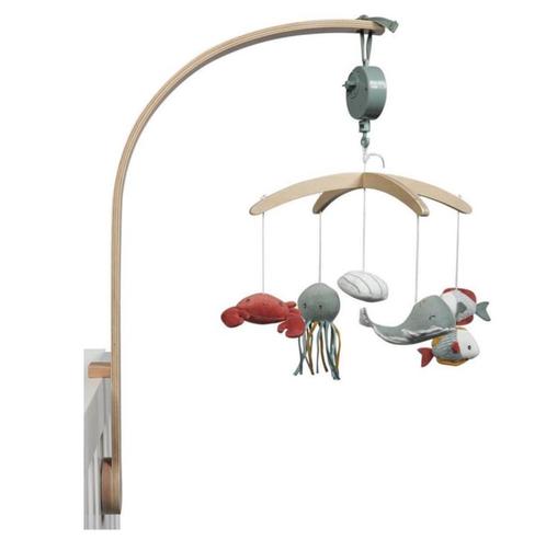 Little Dutch Houten Muziekmobiel Ocean mint, Kinderen en Baby's, Speelgoed | Babyspeelgoed, Zo goed als nieuw, Mobiel, Met geluid