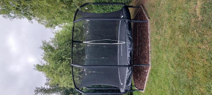 Trampoline Salta Premium black edition 366cm, Kinderen en Baby's, Speelgoed | Buiten | Trampolines, Gebruikt, Ophalen