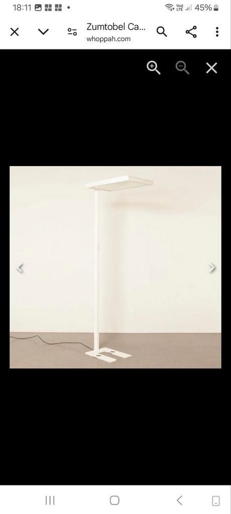 Zumtobel design vloerlamp, Zakelijke goederen, Kantoor en Winkelinrichting | Onderdelen, Ophalen