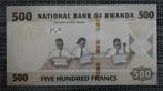 Billet 500 Francs Rwanda 2019 UNC, Timbres & Monnaies, Série, Enlèvement ou Envoi, Autres pays